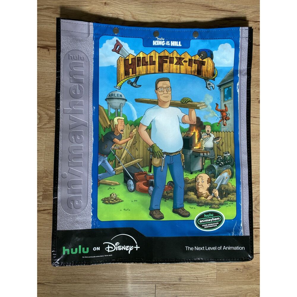 SDCC 2026 King of the Hill Hulu Animayhem Oversized Backpack Swag Bag Comic Con